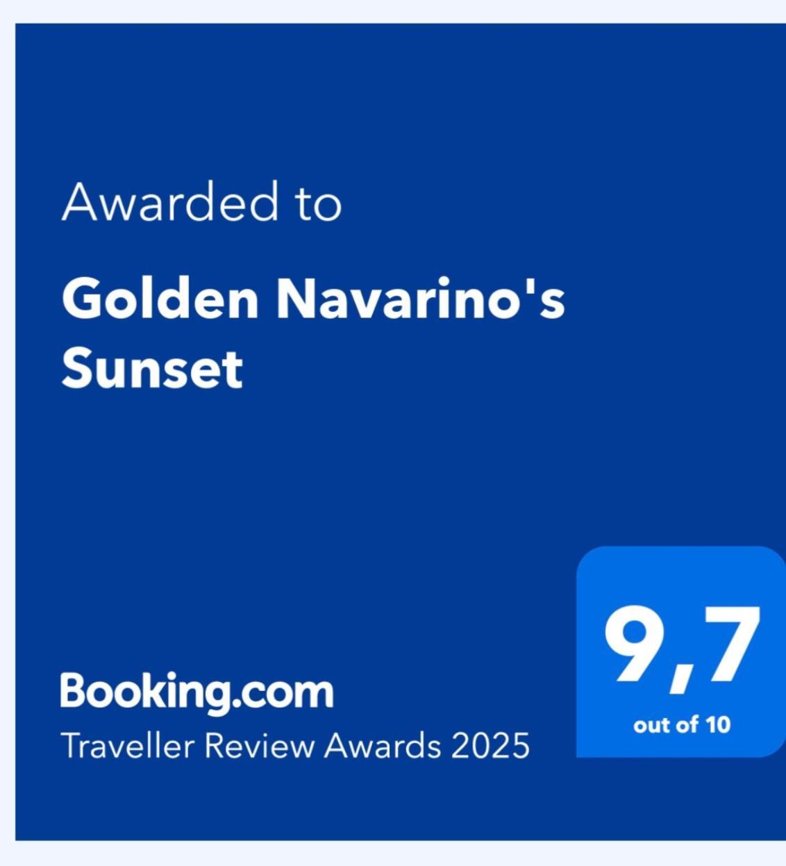 Golden Navarino'S Sunset Pylos Zewnętrze zdjęcie